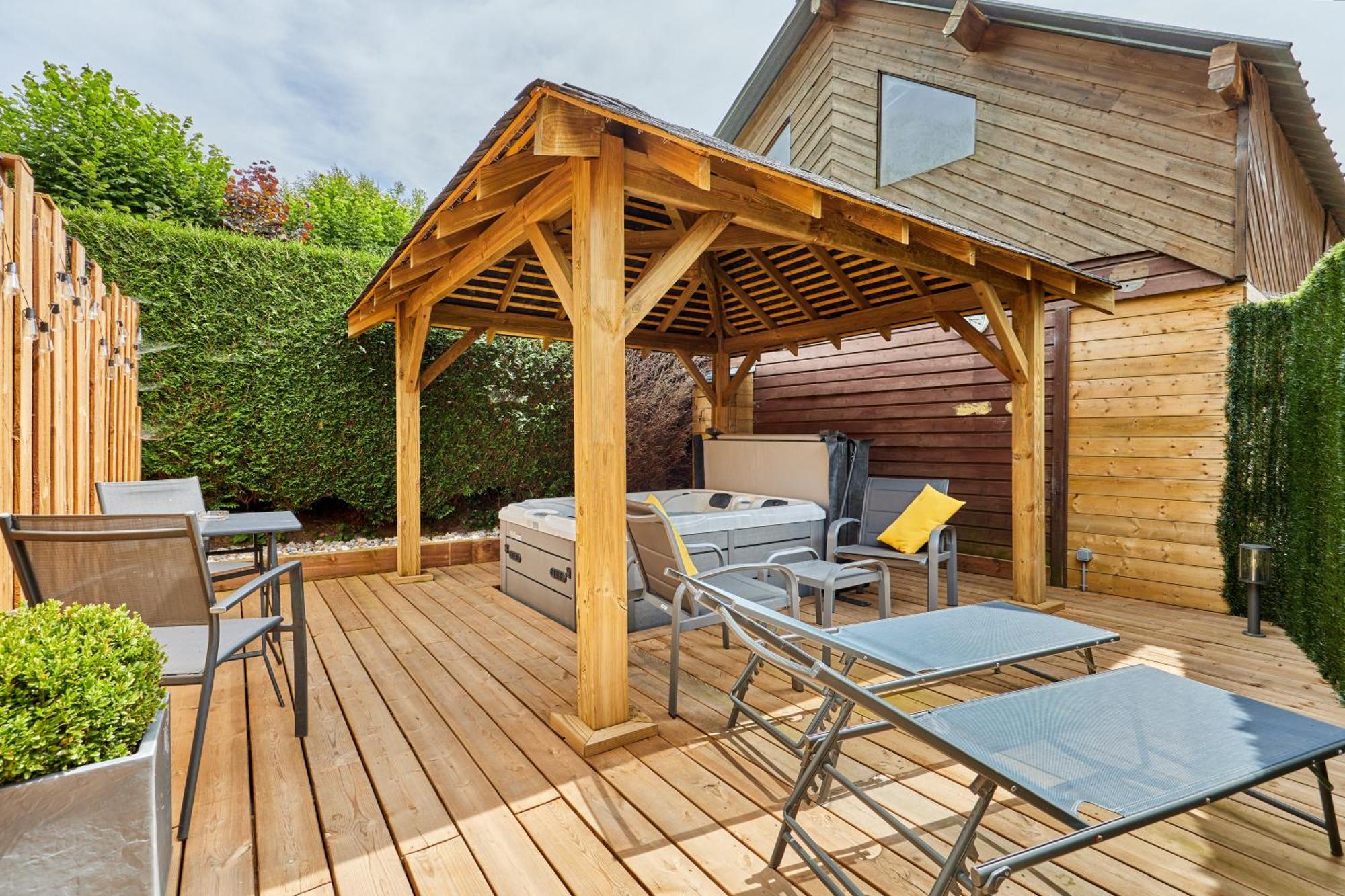 Domaine Du Gros Chene - Terrasses Avec Jacuzzis Privatifs Apartment Ablon Luaran gambar